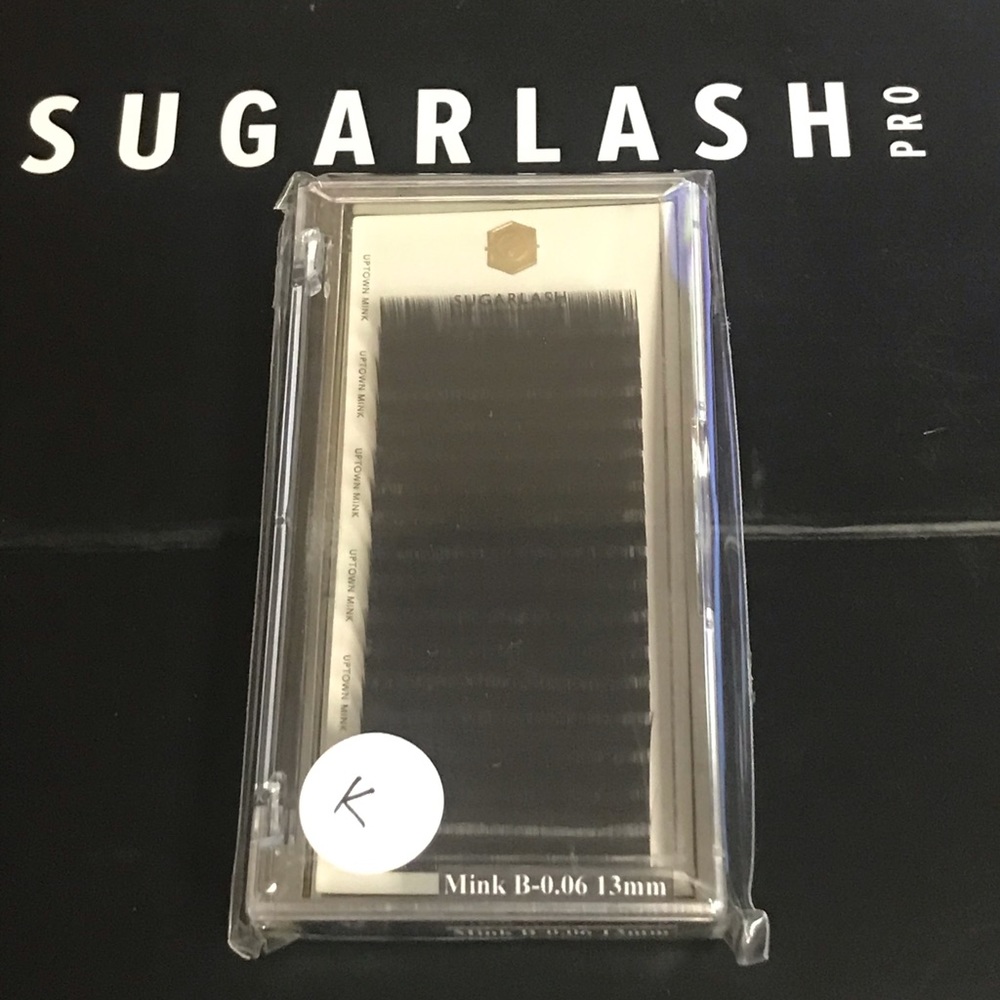 B-Curl Mink Lashes (Single Length Tray) 13mm/.06